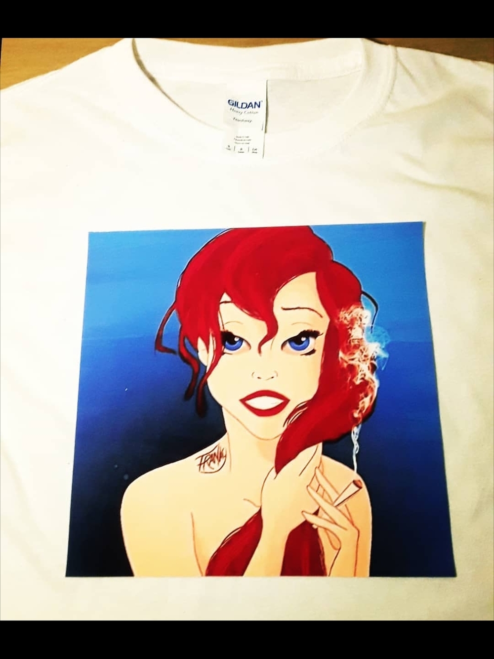 Ariel Princess White Tee